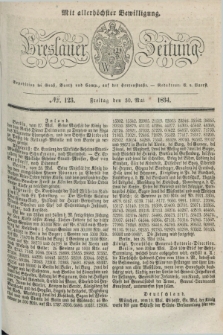 Breslauer Zeitung : mit allerhöchster Bewilligung. 1834, №. 123 (30 Mai) + dod.