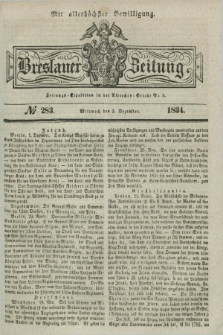 Breslauer Zeitung : mit allerhöchster Bewilligung. 1834, №. 283 (3 Dezember) + dod.