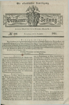 Breslauer Zeitung : mit allerhöchster Bewilligung. 1834, №. 286 (6 Dezember) + dod.