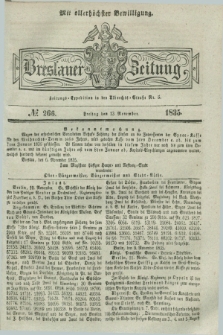 Breslauer Zeitung : mit allerhöchster Bewilligung. 1835, № 266 (13 November) + dod.