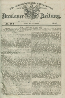 Breslauer Zeitung : mit allerhöchster Bewilligung. 1836, №. 262 (8 November) + dod.