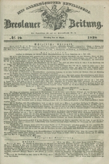Breslauer Zeitung : mit allerhöchster Bewilligung. 1838, No. 79 (3 April) + dod.