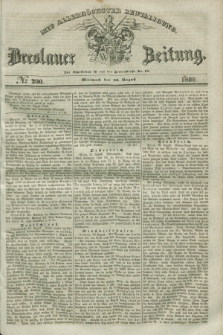 Breslauer Zeitung : mit allerhöchster Bewilligung. 1839, No. 200 (28 August)