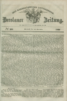 Breslauer Zeitung : mit allerhöchster Bewilligung. 1839, No. 266 (13 November) + dod.