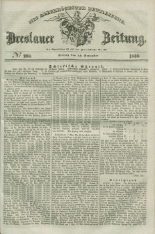 Breslauer Zeitung : mit allerhöchster Bewilligung. 1839, No. 268 (15 November) + dod.