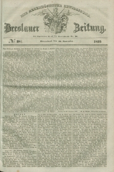 Breslauer Zeitung : mit allerhöchster Bewilligung. 1839, No. 281 (30 November) + dod.