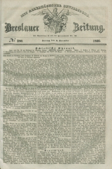 Breslauer Zeitung : mit allerhöchster Bewilligung. 1839, No. 286 (6 December) + dod.