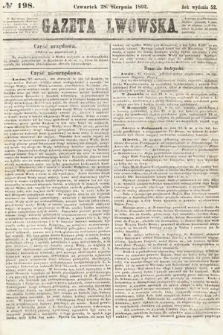 Gazeta Lwowska. 1862, nr 198