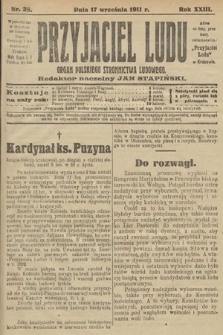 Przyjaciel Ludu : organ Polskiego Stronnictwa Ludowego. 1911, nr 38