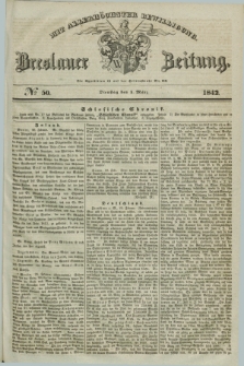 Breslauer Zeitung : mit allerhöchster Bewilligung. 1842, № 50 (1 März) + dod.