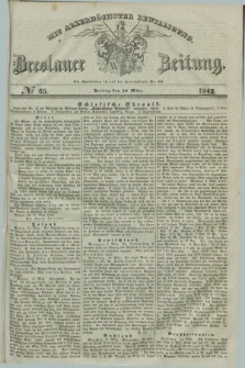 Breslauer Zeitung : mit allerhöchster Bewilligung. 1842, № 65 (18 März) + dod.