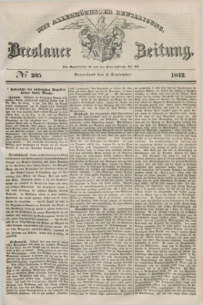 Breslauer Zeitung : mit allerhöchster Bewilligung. 1842, № 205 (3 September) + dod.