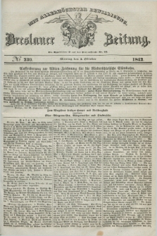 Breslauer Zeitung : mit allerhöchster Bewilligung. 1842, № 230 (3 Oktober) + dod.