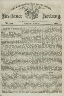 Breslauer Zeitung : mit allerhöchster Bewilligung. 1842, № 238 (12 Oktober) + dod.