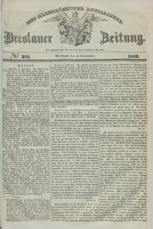 Breslauer Zeitung : mit allerhöchster Bewilligung. 1842, № 262 (9 November) + dod.