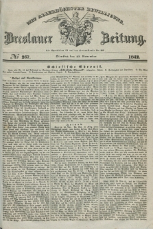 Breslauer Zeitung : mit allerhöchster Bewilligung. 1842, № 267 (15 November) + dod.