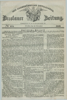 Breslauer Zeitung : mit allerhöchster Bewilligung. 1842, № 273 (22 November) + dod.