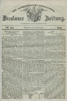 Breslauer Zeitung : mit allerhöchster Bewilligung. 1842, № 275 (24 November) + dod.