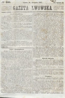 Gazeta Lwowska. 1862, nr 200