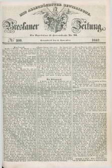 Breslauer Zeitung : mit allerhöchster Bewilligung. 1847, № 260 (6 November) + dod.