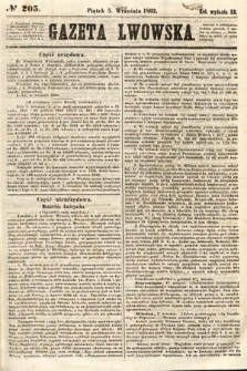 Gazeta Lwowska. 1862, nr 205
