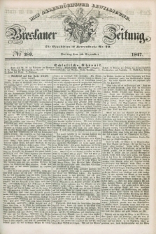 Breslauer Zeitung : mit allerhöchster Bewilligung. 1847, № 289 (10 Dezember) + dod.