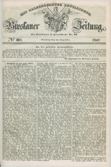 Breslauer Zeitung : mit allerhöchster Bewilligung. 1847, № 291 (12 Dezember) + dod.