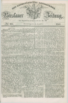 Breslauer Zeitung : mit allerhöchster Bewilligung. 1847, № 294 (16 Dezember) + dod.