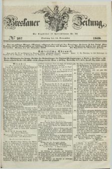 Breslauer Zeitung. 1848, № 267 (14 November) + dod.