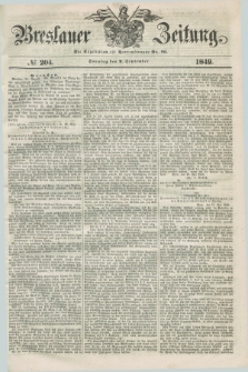 Breslauer Zeitung. 1849, № 204 (2 September) + dod.