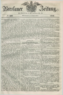 Breslauer Zeitung. 1849, № 206 (5 September) + dod.