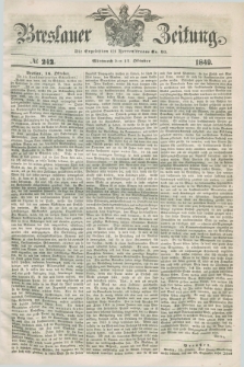 Breslauer Zeitung. 1849, № 242 (17 Oktober) + dod.