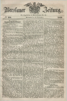 Breslauer Zeitung. 1849, № 266 (14 November) + dod.