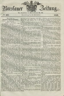 Breslauer Zeitung. 1849, № 267 (15 November) + dod.