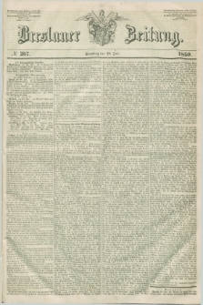 Breslauer Zeitung. 1850, № 207 (28 Juli) + dod.