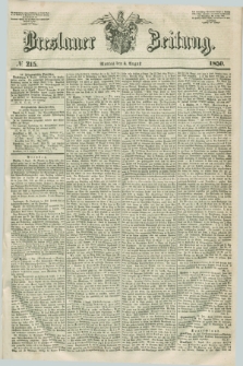 Breslauer Zeitung. 1850, № 215 (5 August)