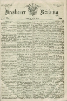 Breslauer Zeitung. 1850, № 220 (10 August)