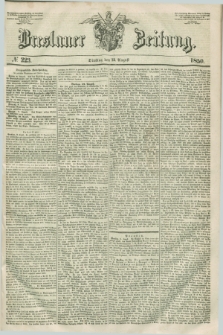 Breslauer Zeitung. 1850, № 223 (13 August)