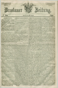 Breslauer Zeitung. 1850, № 230 (20 August)