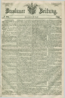 Breslauer Zeitung. 1850, № 234 (24 August) + dod.