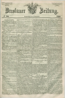 Breslauer Zeitung. 1850, № 246 (5 September) + dod.