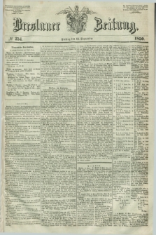 Breslauer Zeitung. 1850, № 254 (13 September) + dod.