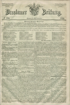 Breslauer Zeitung. 1850, № 270 (29 September) + dod.