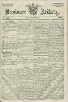 Breslauer Zeitung. 1850, № 290 (19 Oktober) + dod.