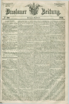Breslauer Zeitung. 1850, № 299 (28 Oktober)
