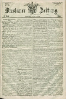 Breslauer Zeitung. 1850, № 302 (31 Oktober)