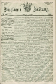 Breslauer Zeitung. 1850, № 305 (3 November) + dod.