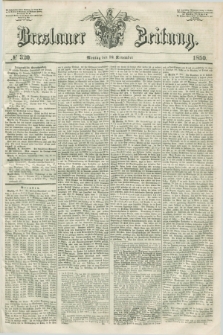 Breslauer Zeitung. 1850, № 320 (18 November)