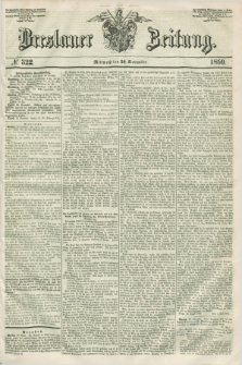 Breslauer Zeitung. 1850, № 322 (20 November)