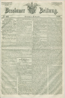 Breslauer Zeitung. 1850, № 332 (30 November)
